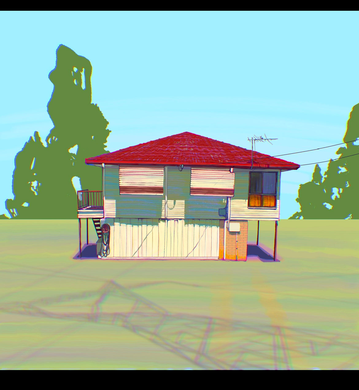 Portrait of a House Art Prints