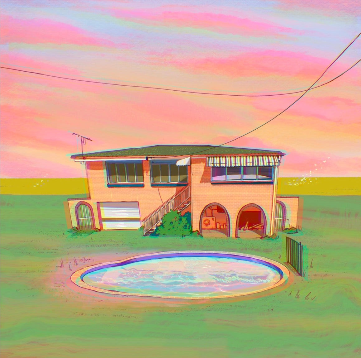 Portrait of a House Art Prints