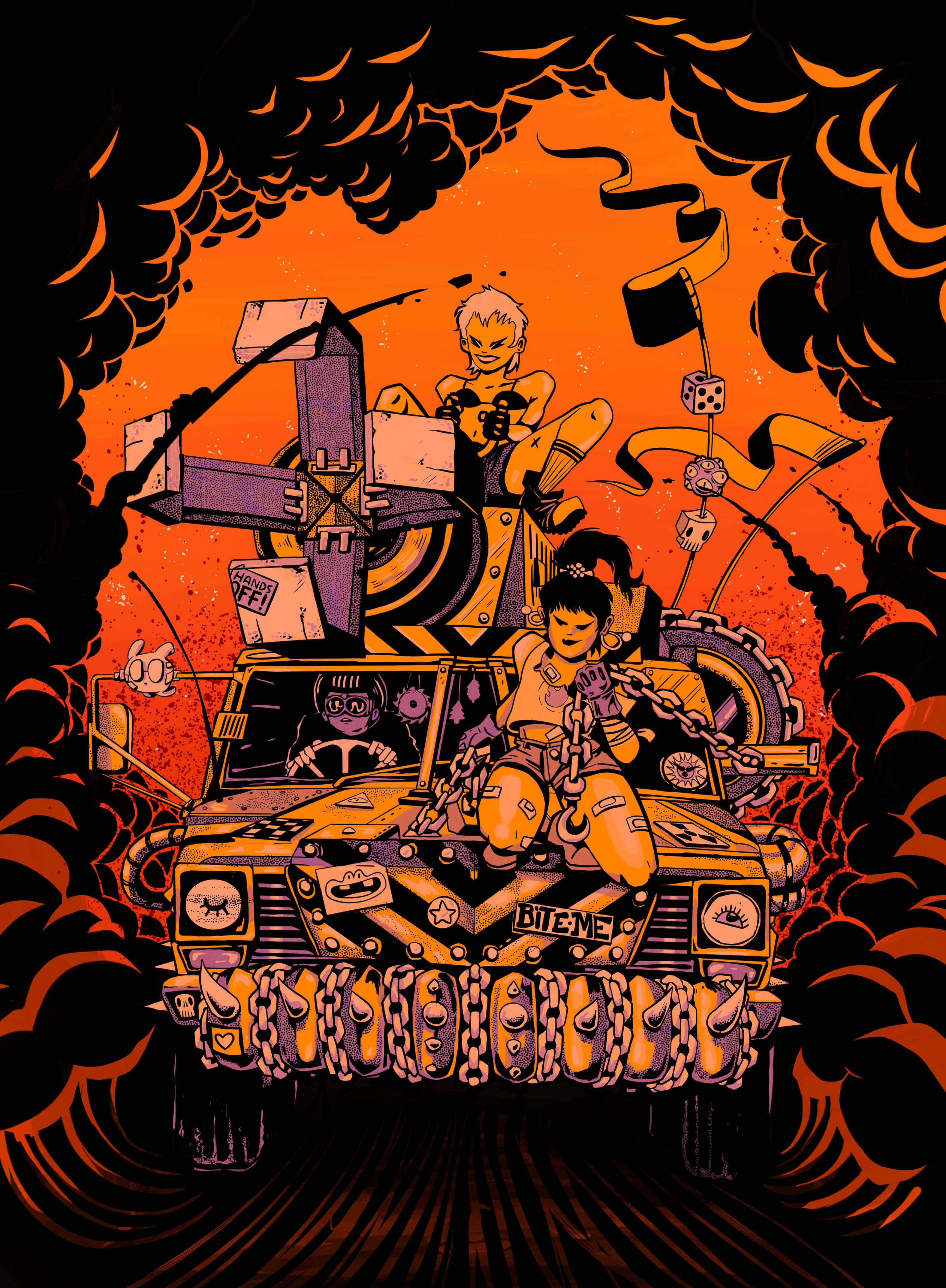 Dust Biters' Art Print – Phoebe Paradise