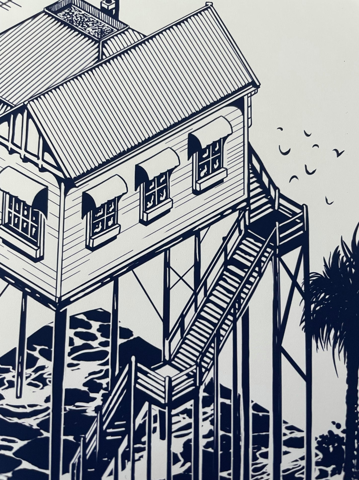 Restock!! Swamp City Art Print