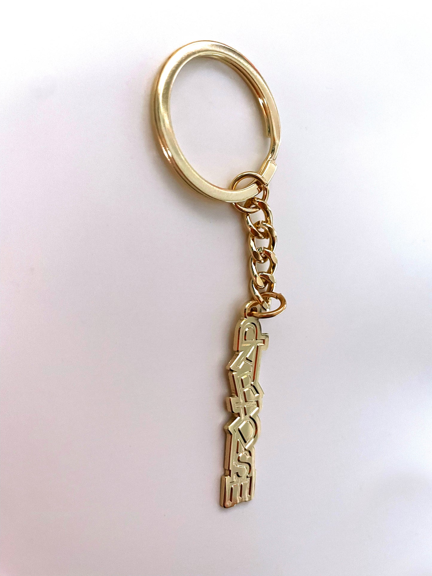 Paradise Gold Enamel Keyring