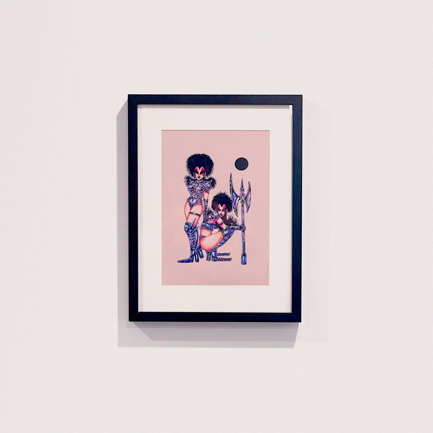 Chrome Witch Art Print