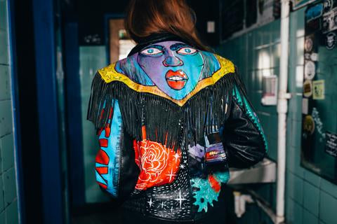 Teen Horror Jacket, Mixed Media 2016