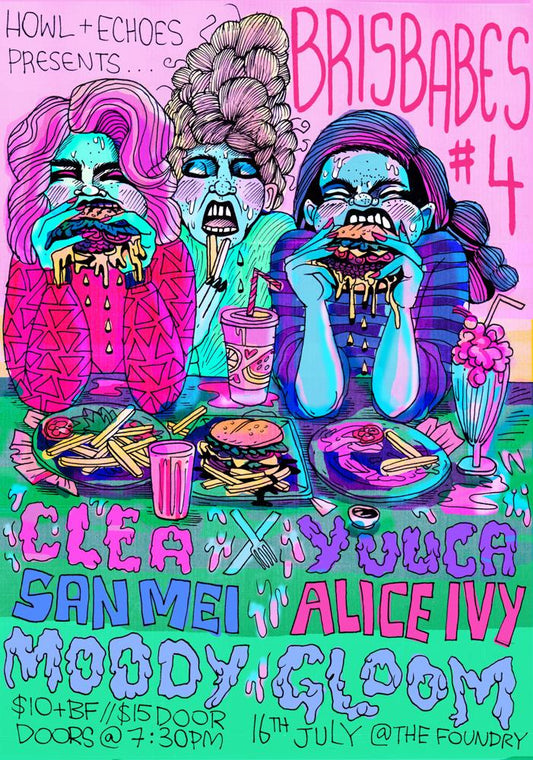 Brisbabes #4 Poster Design, 2016