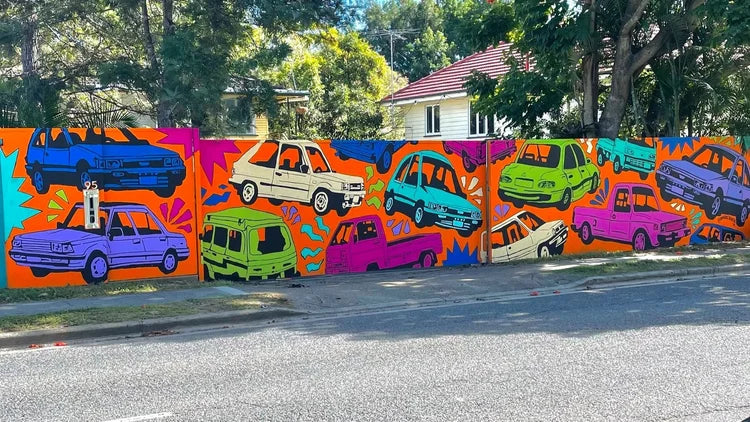 Beep Beep Mural for BSAF