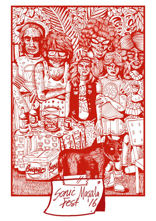 Sonic Masala Fest Poster, 2016