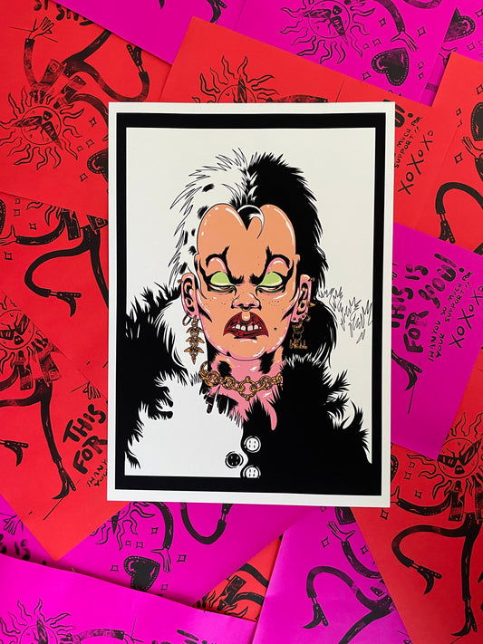 Cruella Art Print