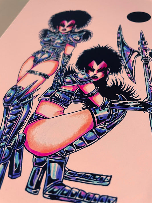 Chrome Witch Art Print